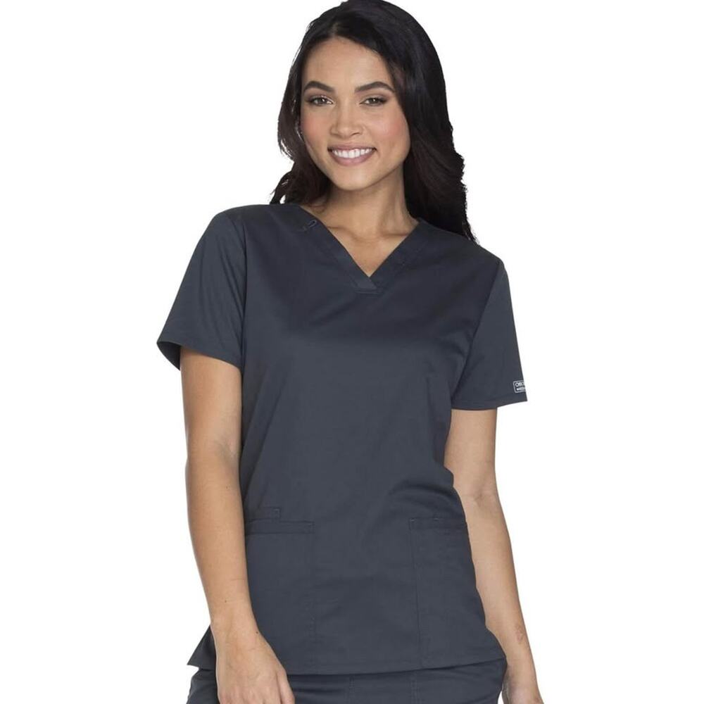NWT: Cherokee Women Workwear Core Stretch V-Neck Scrub Top
